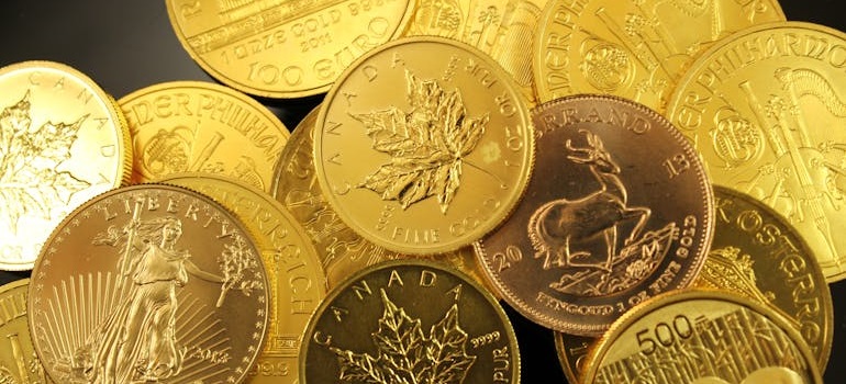 Canadian gold coins and currency collection