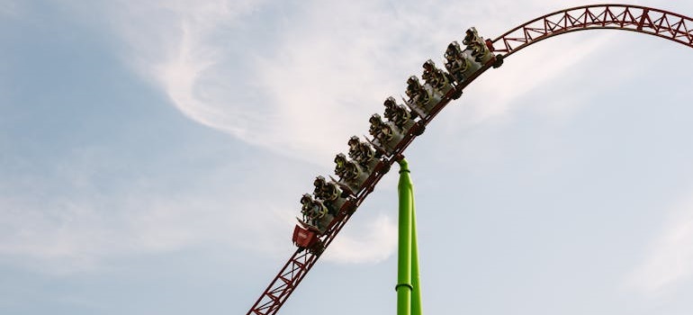 Thrill ride at Canada’s Wonderland, one of the things to do in Vaughan this summer