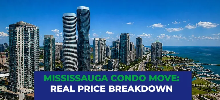 Strategic landscape-formatted financial breakdown detailing exact condo moving costs Mississauga to ensure transparent high-rise relocation budgeting and precise logistical planning.