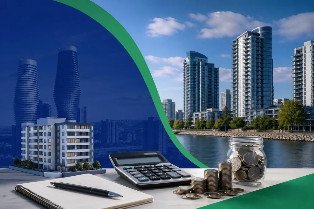 Strategic landscape-formatted financial breakdown explaining exactly how condo moving costs are calculated in Mississauga to ensure transparent high-rise relocation budgeting and precise logistical planning.