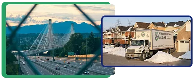 Surrey movers planning access for a condo, townhouse or family home move.