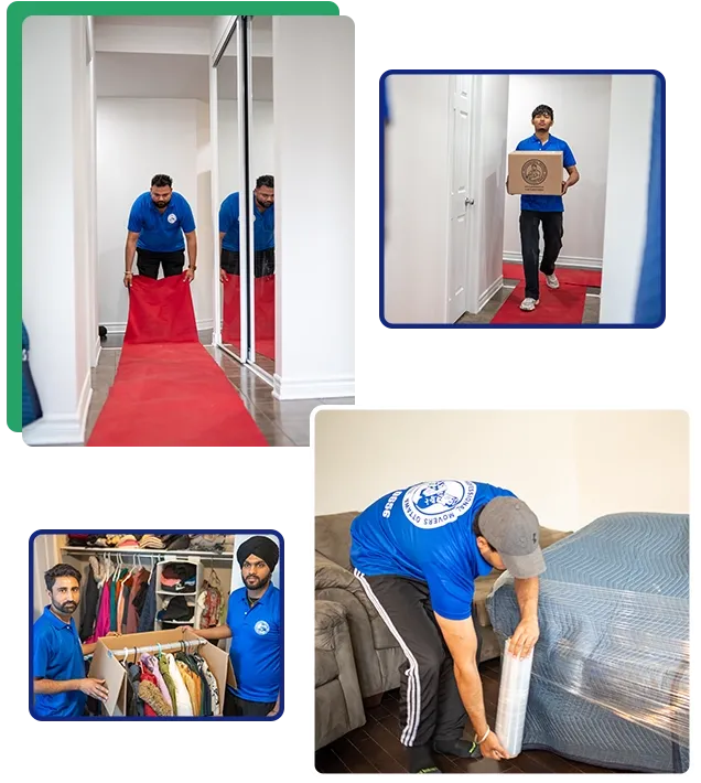 Toronto customer confirming move details before booking movers