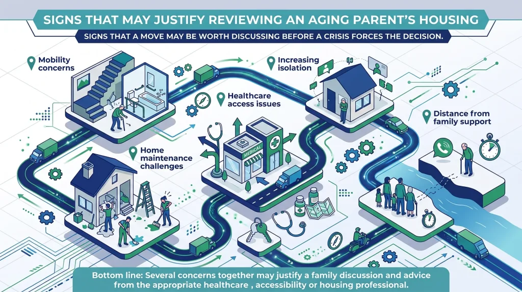 Comparison of multigenerational living, independent housing, retirement residences and supportive care for aging parents