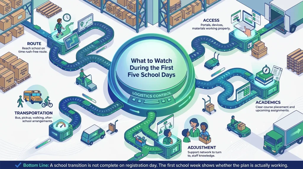 Plan Moving Day Around the First School Morning 