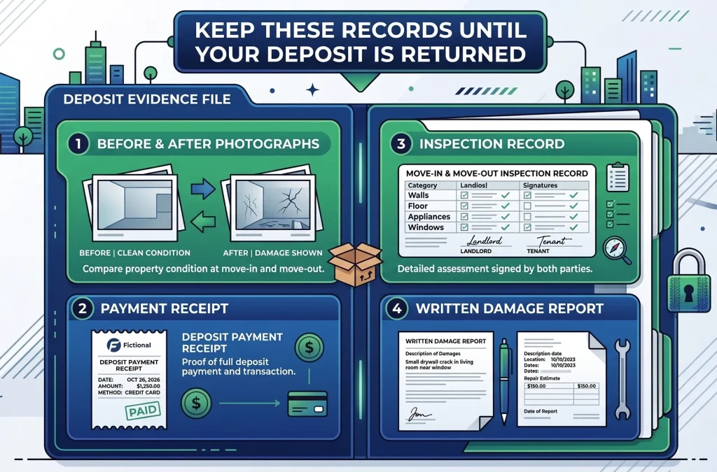 Deposit evidence file